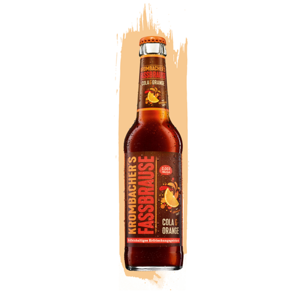 Krombacher Fassbrause Cola & Orange 24*0,33L Borrmann Getränke